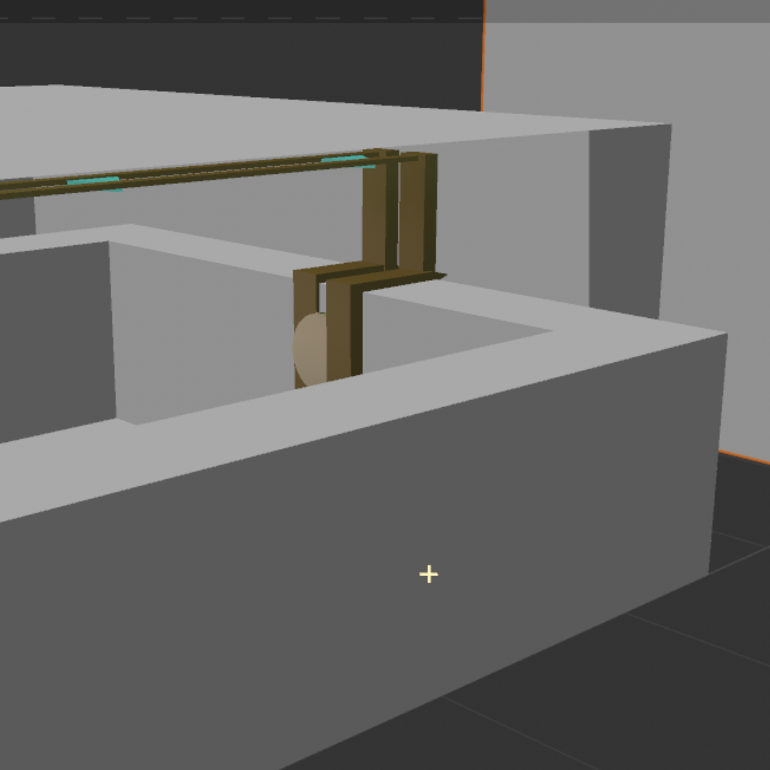 Here is the best angle at which I could take a screenshot of the battery location. By moving the drawer in and out, it activates, so you need to pull it out to the specified place to have the contents inside light up.